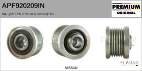 INA APF920209IN - POLEAS NUEVO ORIG. INA Type PFR6 17,00 mm 49,82 mm 39,80 mm