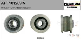 INA APF101209IN - POLEAS NUEVO ORIG. INA Type PFR6 17,00 mm 50,90 mm 39,20 mm