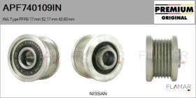 INA APF740109IN - POLEAS NUEVO ORIG. INA Type PFR6 17,00 mm 52,17 mm 40,60 mm