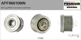 INA APF660109IN - POLEAS NUEVO ORIG. INA Type PFR6 17,00 mm 53,67 mm 36,75 mm