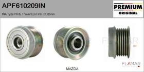 INA APF610209IN - POLEAS NUEVO ORIG. INA Type PFR6 17,00 mm 53,67 mm 37,70 mm