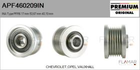INA APF460209IN - POLEAS NUEVO ORIG. INA Type PFR6 17,00 mm 53,67 mm 40,10 mm