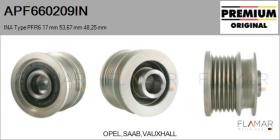 INA APF660209IN - POLEAS NUEVO ORIG. INA Type PFR6 17,00 mm 53,67 mm 48,25 mm