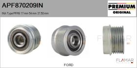 INA APF870209IN - POLEAS NUEVO ORIG. INA Type PFR6 17,00 mm 54,00 mm 37,50 mm