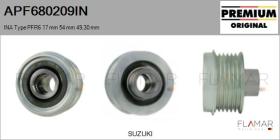INA APF680209IN - POLEAS NUEVO ORIG. INA Type PFR6 17,00 mm 54,00 mm 49,30 mm