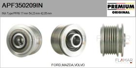 INA APF350209IN - POLEAS NUEVO ORIG. INA Type PFR6 17,00 mm 54,23 mm 42,05 mm