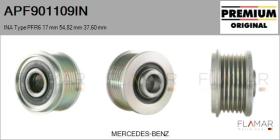 INA APF901109IN - POLEAS NUEVO ORIG. INA Type PFR6 17,00 mm 54,82 mm 37,60 mm