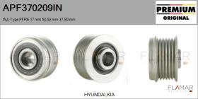 INA APF370209IN - POLEAS NUEVO ORIG. INA Type PFR6 17,00 mm 54,92 mm 37,80 mm