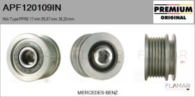 INA APF120109IN - POLEAS NUEVO ORIG. INA Type PFR6 17,00 mm 55,67 mm 38,20 mm