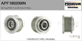 INA APF180209IN - POLEAS NUEVO ORIG. INA Type PFR6 17,00 mm 55,70 mm 37,50 mm