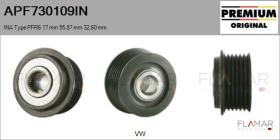 INA APF730109IN - POLEAS NUEVO ORIG. INA Type PFR6 17,00 mm 55,87 mm 32,60 mm