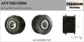 INA APF590109IN - POLEAS NUEVO ORIG. INA Type PFR6 17,00 mm 55,87 mm 34,70 mm