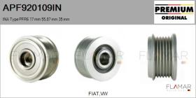 INA APF920109IN - POLEAS NUEVO ORIG. INA Type PFR6 17,00 mm 55,87 mm 35,00 mm