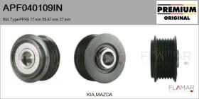 INA APF040109IN - POLEAS NUEVO ORIG. INA Type PFR6 17,00 mm 59,67 mm 37,00 mm