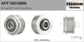 INA APF160109IN - POLEAS NUEVO ORIG. INA Type PFR6 17,00 mm 59,71 mm 39,60 mm