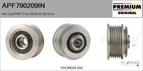INA APF790209IN - POLEAS NUEVO ORIG. INA Type PFR6 17,00 mm 59,90 mm 39,70 mm