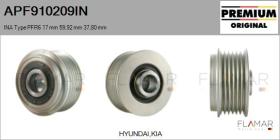 INA APF910209IN - POLEAS NUEVO ORIG. INA Type PFR6 17,00 mm 59,92 mm 37,80 mm