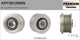 INA APF001209IN - POLEAS NUEVO ORIG. INA Type PFR6 17,00 mm 60,00 mm 38,30 mm
