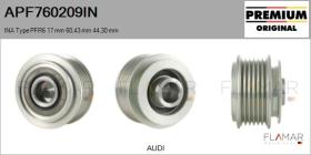 INA APF760209IN - POLEAS NUEVO ORIG. INA Type PFR6 17,00 mm 60,43 mm 44,30 mm