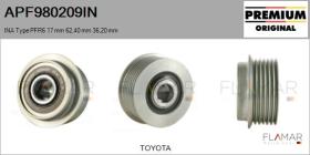 INA APF980209IN - POLEAS NUEVO ORIG. INA Type PFR6 17,00 mm 62,40 mm 36,20 mm