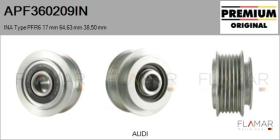 INA APF360209IN - POLEAS NUEVO ORIG. INA Type PFR6 17,00 mm 64,63 mm 38,50 mm