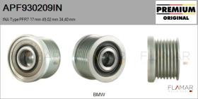 INA APF930209IN - POLEAS NUEVO ORIG. INA Type PFR7 17,00 mm 49,02 mm 34,40 mm