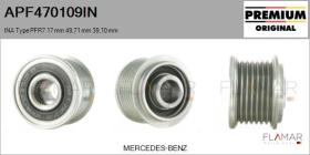 INA APF470109IN - POLEAS NUEVO ORIG. INA Type PFR7 17,00 mm 49,71 mm 39,10 mm