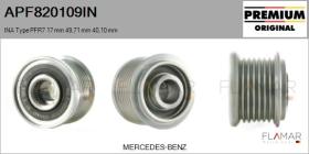 INA APF820109IN - POLEAS NUEVO ORIG. INA Type PFR7 17,00 mm 49,71 mm 40,10 mm