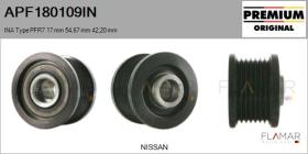 INA APF180109IN - POLEAS NUEVO ORIG. INA Type PFR7 17,00 mm 54,67 mm 42,20 mm