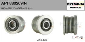 INA APF880209IN - POLEAS NUEVO ORIG. INA Type PFR7 17,00 mm 54,90 mm 37,50 mm