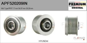 INA APF520209IN - POLEAS NUEVO ORIG. INA Type PFR7 17,00 mm 54,97 mm 39,30 mm