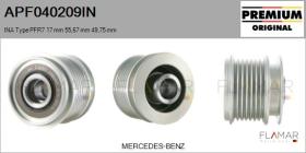 INA APF040209IN - POLEAS NUEVO ORIG. INA Type PFR7 17,00 mm 55,67 mm 49,75 mm