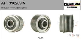 INA APF390209IN - POLEAS NUEVO ORIG. INA Type PFR7 17,00 mm 59,00 mm 35,00 mm