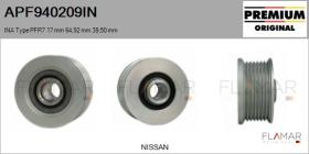INA APF940209IN - POLEAS NUEVO ORIG. INA Type PFR7 17,00 mm 64,92 mm 39,50 mm