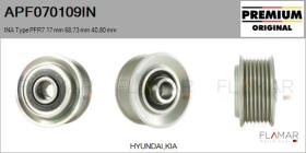 INA APF070109IN - POLEAS NUEVO ORIG. INA Type PFR7 17,00 mm 68,73 mm 40,80 mm