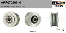 INA APF070209IN - POLEAS NUEVO ORIG. INA Type PFR7 17,00 mm 70,05 mm 39,30 mm