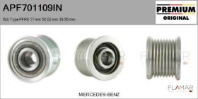 INA APF701109IN - POLEAS NUEVO ORIG. INA Type PFR8 17,00 mm 50,02 mm 39,95 mm
