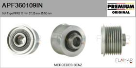 INA APF360109IN - POLEAS NUEVO ORIG. INA Type PFR8 17,00 mm 57,35 mm 45,50 mm