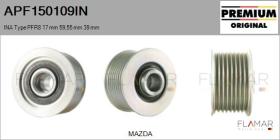 INA APF150109IN - POLEAS NUEVO ORIG. INA Type PFR8 17,00 mm 59,55 mm 39,00 mm