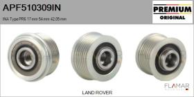 INA APF510309IN - POLEAS NUEVO ORIG. INA Type PR6 17,00 mm 54,00 mm 42,05 mm