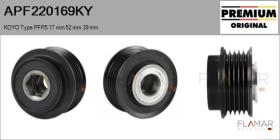 KOYO APF220169KY - POLEAS NUEVO ORIG. KOYO Type PFR5 17,00 mm 52,00 mm 39,00 mm