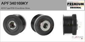 KOYO APF340169KY - POLEAS NUEVO ORIG. KOYO Type PFR6 15,00 mm 54,00 mm 39,00 mm