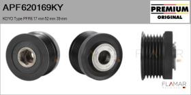 KOYO APF620169KY - POLEAS NUEVO ORIG. KOYO Type PFR6 17,00 mm 52,00 mm 39,00 mm