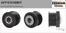 KOYO APF610169KY - POLEAS NUEVO ORIG. KOYO Type PFR6 17,00 mm 54,00 mm 40,00 mm