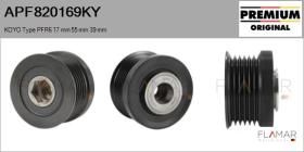 KOYO APF820169KY - POLEAS NUEVO ORIG. KOYO Type PFR6 17,00 mm 55,00 mm 39,00 mm