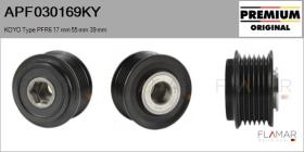 KOYO APF030169KY - POLEAS NUEVO ORIG. KOYO Type PFR6 17,00 mm 55,00 mm 39,00 mm