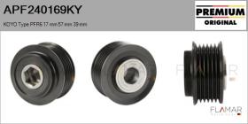KOYO APF240169KY - POLEAS NUEVO ORIG. KOYO Type PFR6 17,00 mm 57,00 mm 39,00 mm