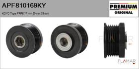 KOYO APF810169KY - POLEAS NUEVO ORIG. KOYO Type PFR6 17,00 mm 59,00 mm 39,00 mm