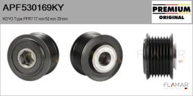 KOYO APF530169KY - POLEAS NUEVO ORIG. KOYO Type PFR7 17,00 mm 52,00 mm 39,00 mm