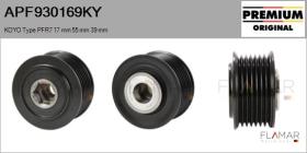 KOYO APF930169KY - POLEAS NUEVO ORIG. KOYO Type PFR7 17,00 mm 55,00 mm 39,00 mm
